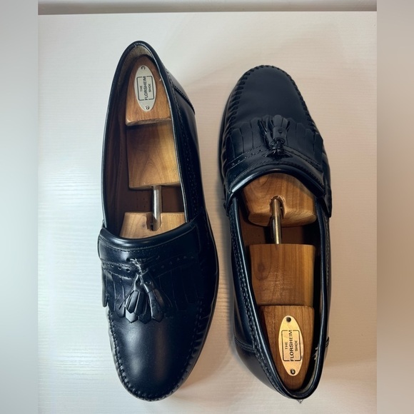 Bass Mens “Burbeck” Black Tassel Leather Brazilian Made Loafers Size 12D main image 9